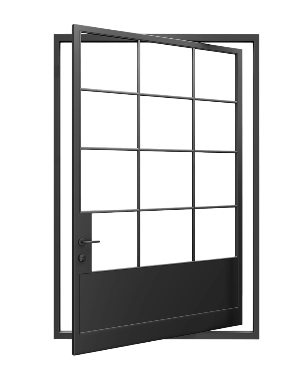 Lucerne - Pivot Door - BlackFramed