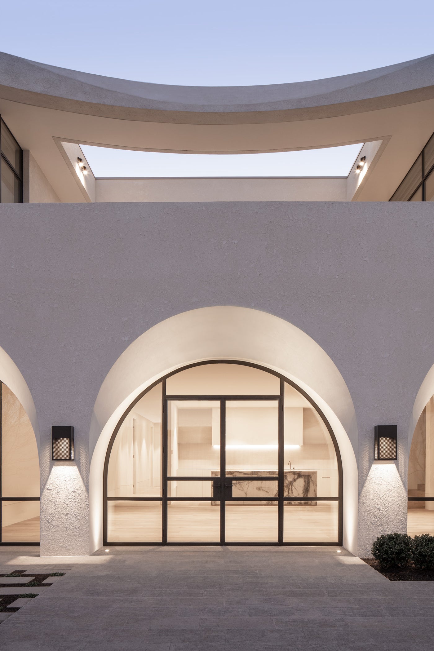 Installation — narrow sightline, full envelope