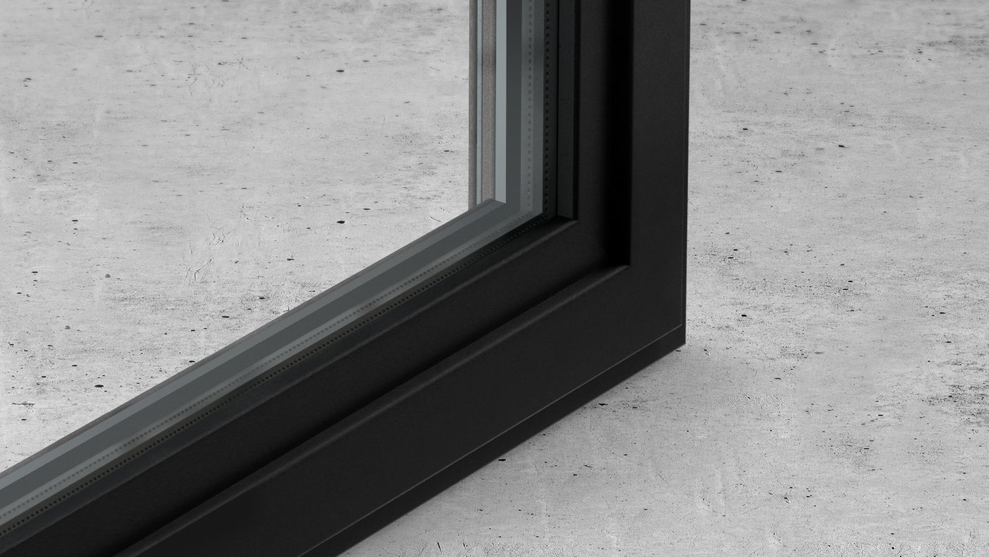 The corner — cold-rolled, thermally broken