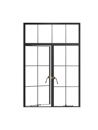 Cora- Double Casement Window - BlackFramed