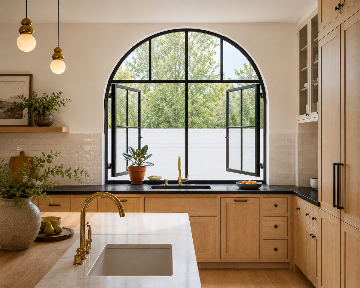 Kitchen · Arched Casement