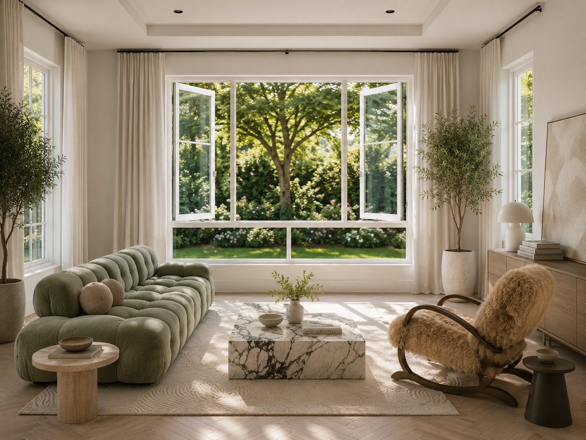 Living Room · Garden Casements